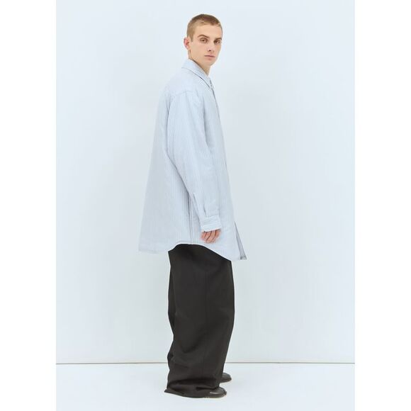 Maison Margiela Men Padded Stripe Shirt - Picture 4 of 6